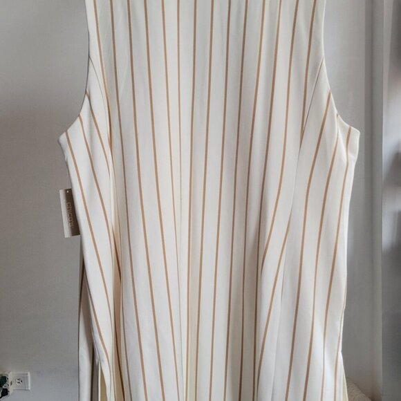 NWT CHICO Elongated Ponte Striped Vest/Jacket (Size: 4) - Picture 4 of 8